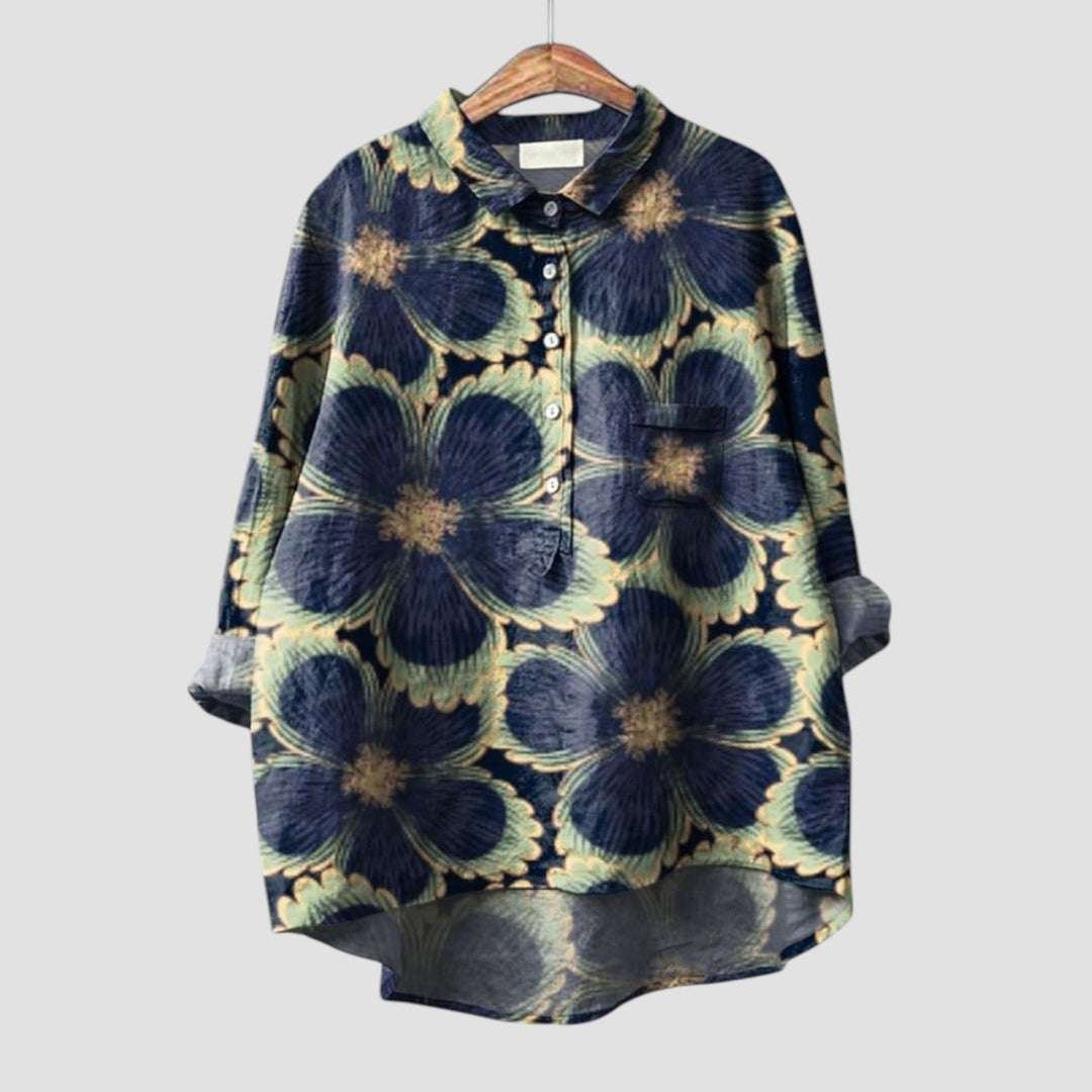 Mabel | Printed Shirt with Laid-Back Elegance