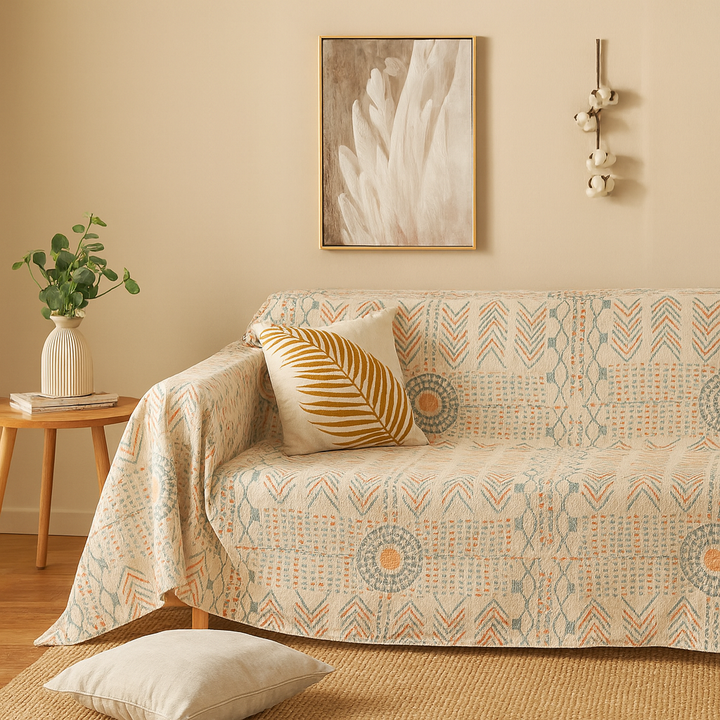 Boho Mandala Reversible Throw Blanket