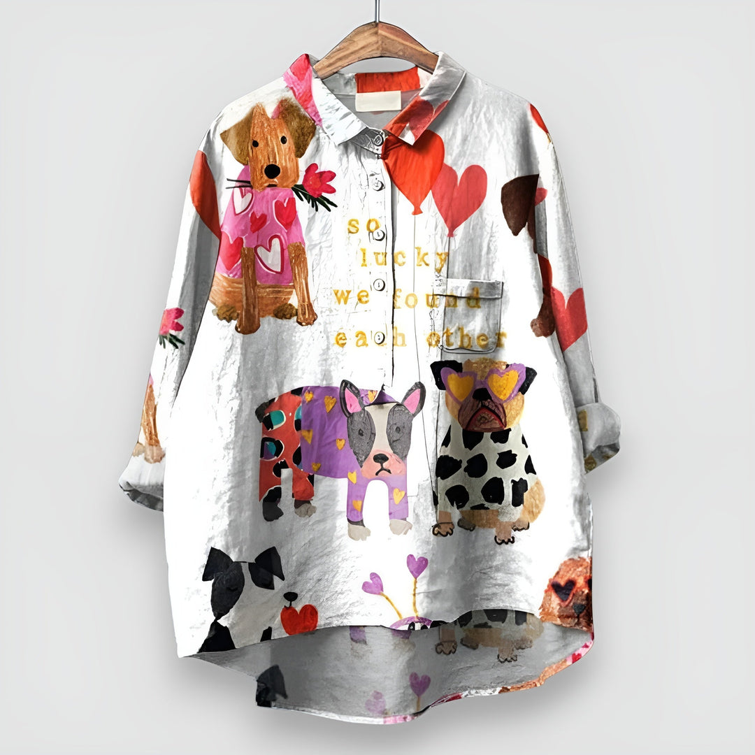 Vera | Soft Shirt with a Confident Print