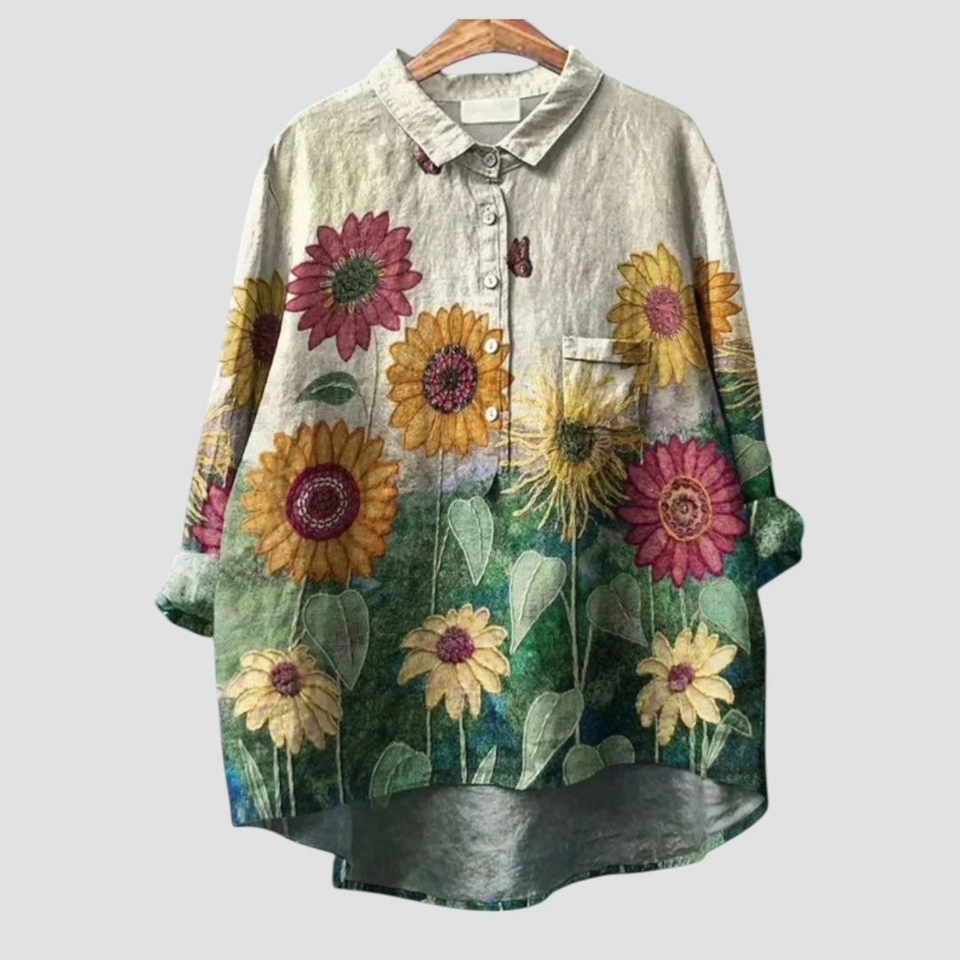 Clara | Relaxed Shirt with Bold Print