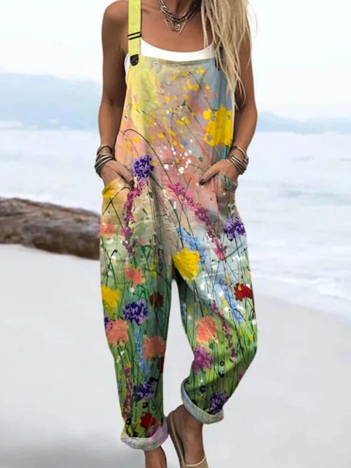 Theodora | Wide-Leg Jumpsuit with Artistic Flair