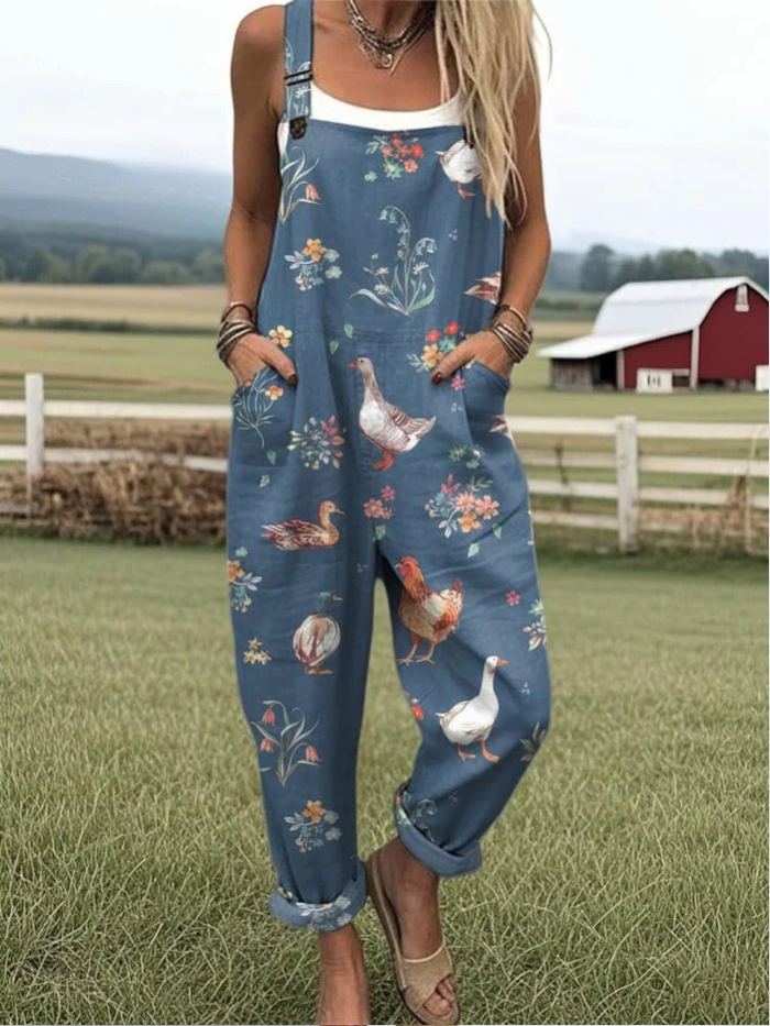 Kathleen | Flowing Jumpsuit with Artistic Flair