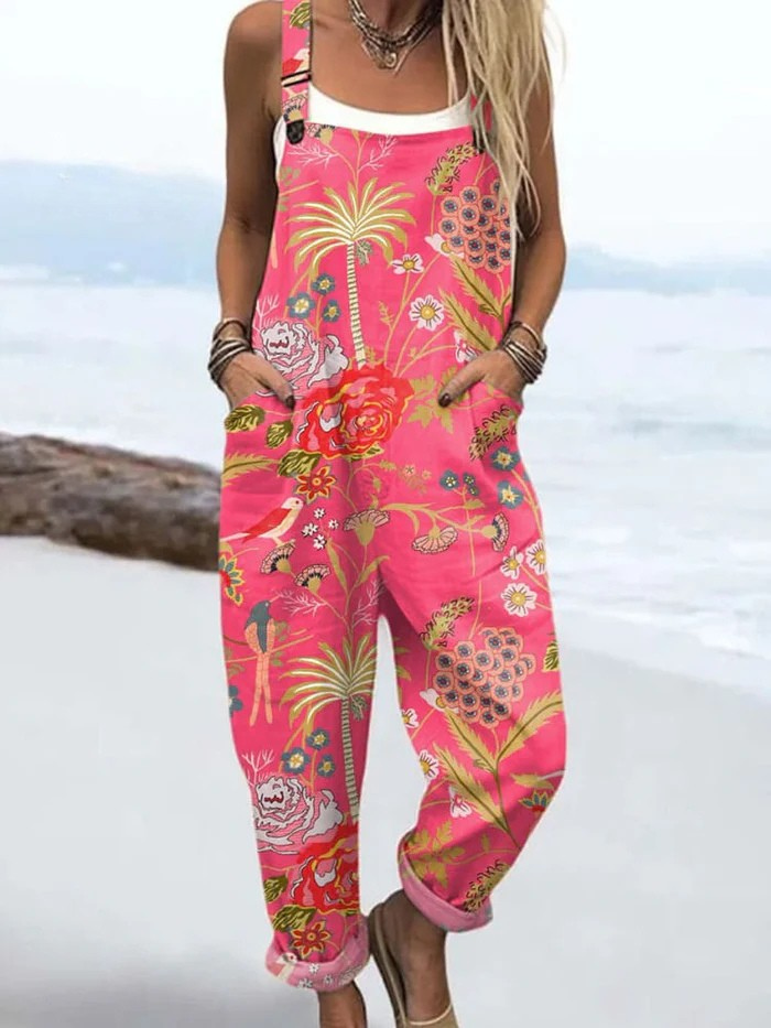 Sabrina | Artistic Wide-Leg Jumpsuit for Warm-Weather Days