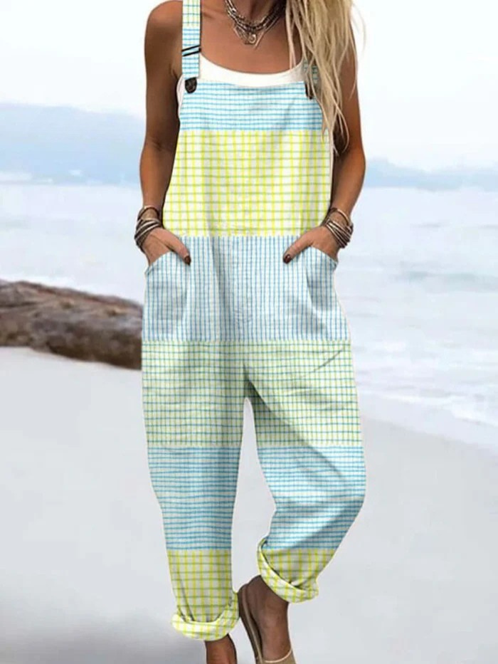 Helen | Artistic Wide-Leg Jumpsuit for Warm Days