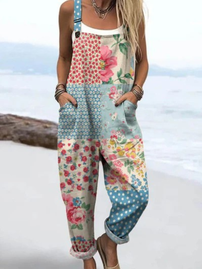 Alina | Artistic Wide-Leg Jumpsuit for Sunny Days