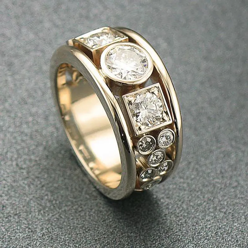 Celeste | Vintage-Inspired Gold Ring with Zirkonia Sparkle