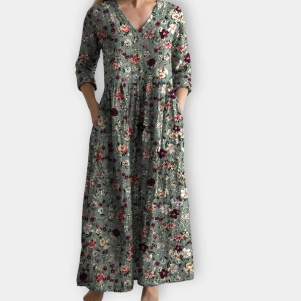 Darlene | Effortless boho maxi dress for everyday ease