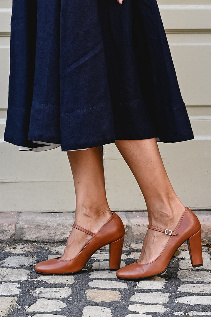 Scarlett | Everyday Buckled Sandals with Low Block Heel