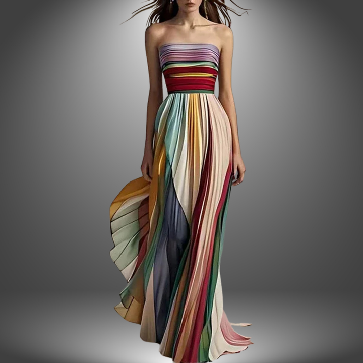 Asia | Long dress in soft fabric