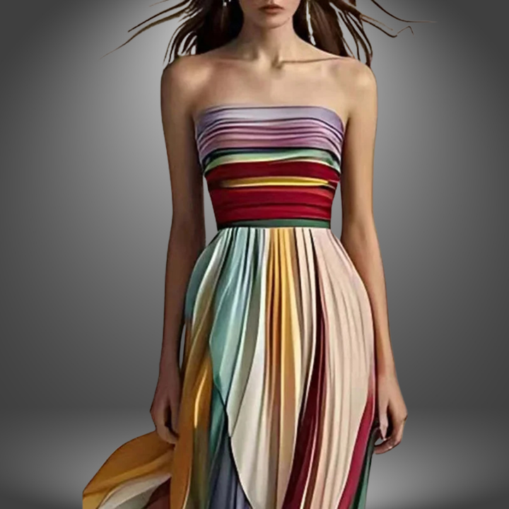 Asia | Long dress in soft fabric