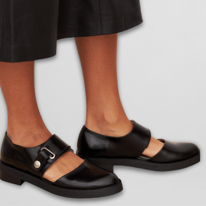 Dalary | Retro Buckle Mary Jane Shoes