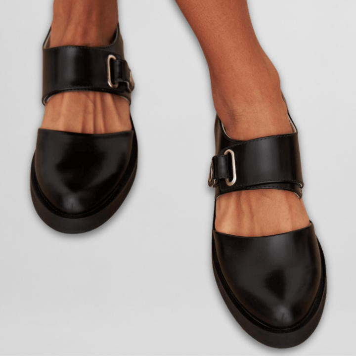 Dalary | Retro Buckle Mary Jane Shoes