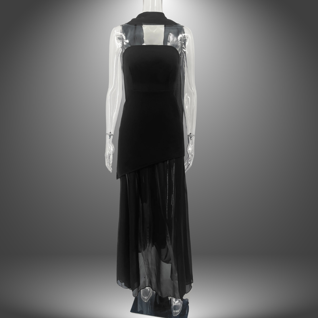 Bianca | Flowing handcrafted night-time dress