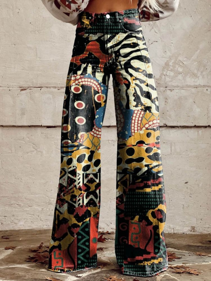 Alice | Artistic Wide-Leg Pants for Bold Elegance