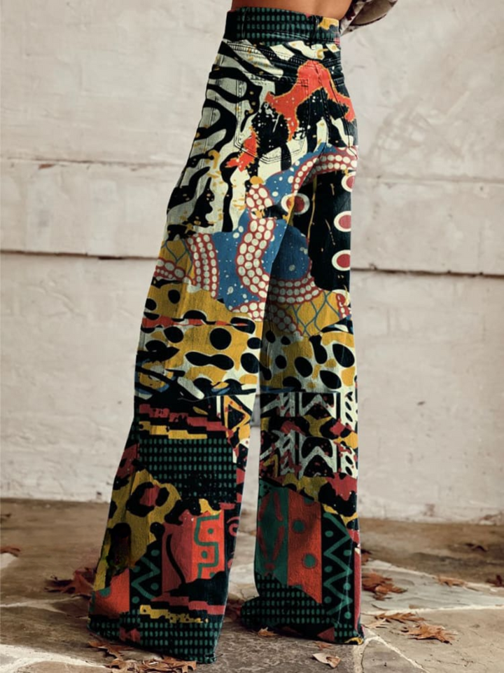 Alice | Artistic Wide-Leg Pants for Bold Elegance