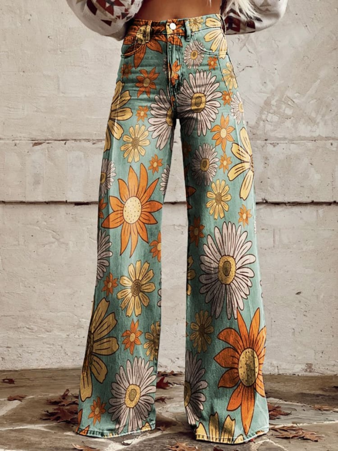 Rosie | Flowy Floral Pants for Effortless Elegance