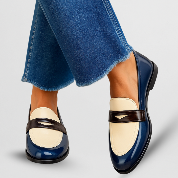 Remi | Two-Tone Slip-On Loafers