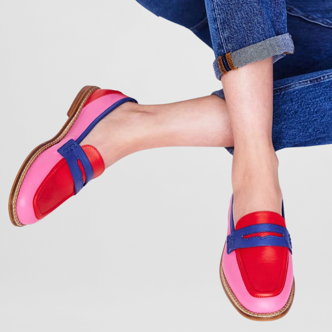 Freyja | Colourful Slip-On Moccasins
