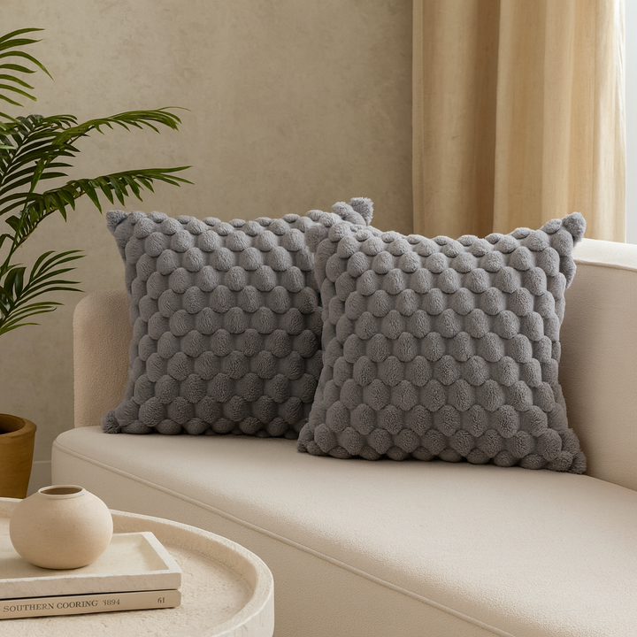 2-Piece 3D Cushion Cover Set – Pineapple & Turtle Pattern