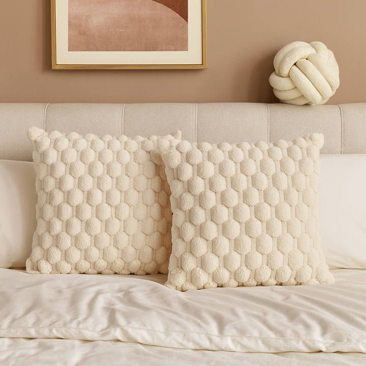 2-Piece 3D Cushion Cover Set – Pineapple & Turtle Pattern