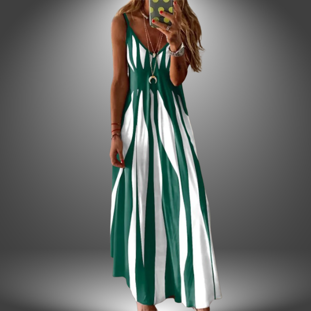 Angela | Artisan long dress for dailywear