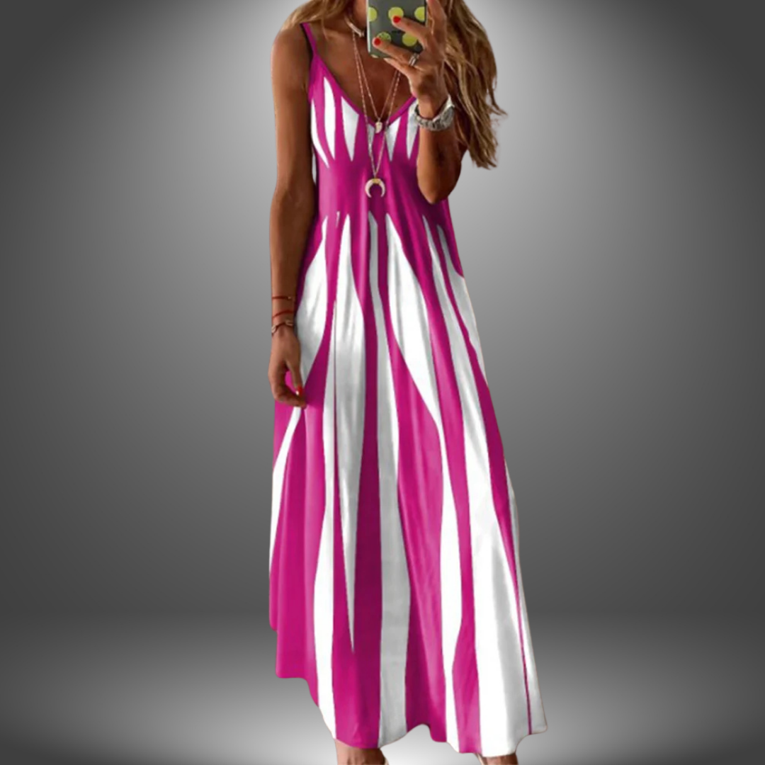 Angela | Artisan long dress for dailywear