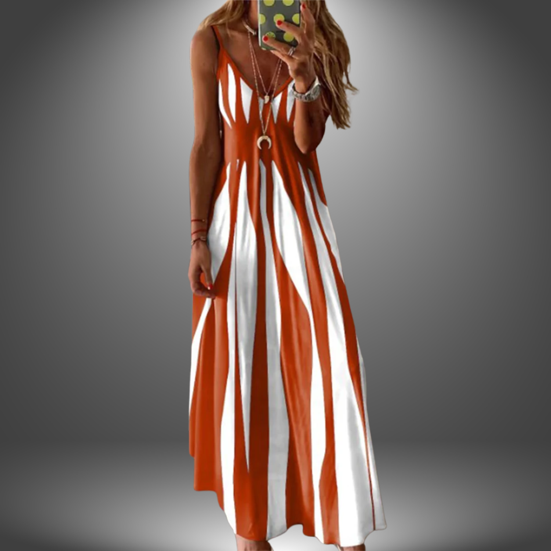 Angela | Artisan long dress for dailywear