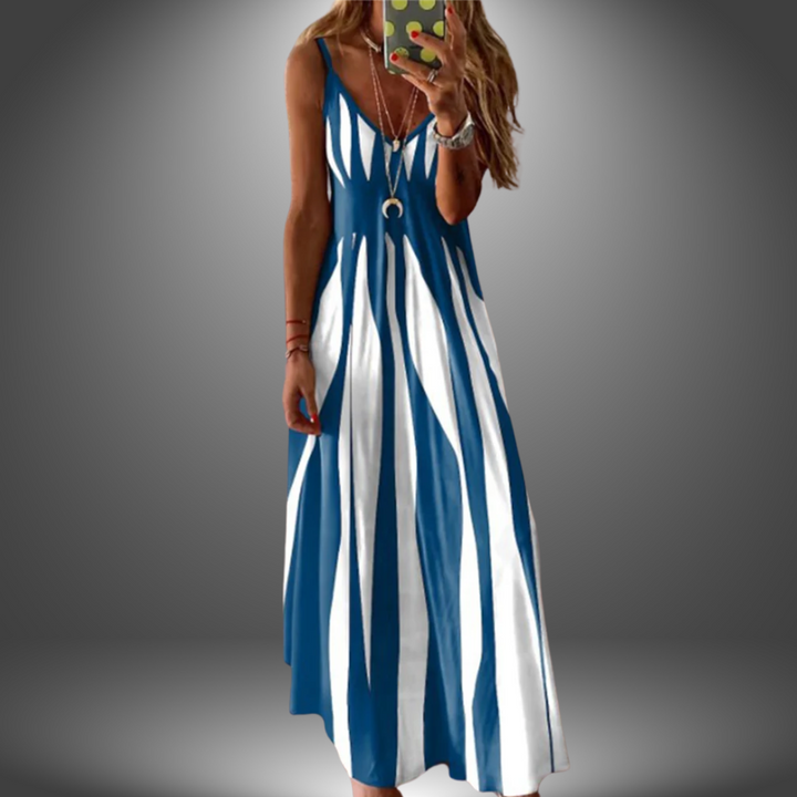 Angela | Artisan long dress for dailywear