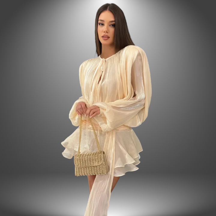 Aurora | Light-reflective artisan short set