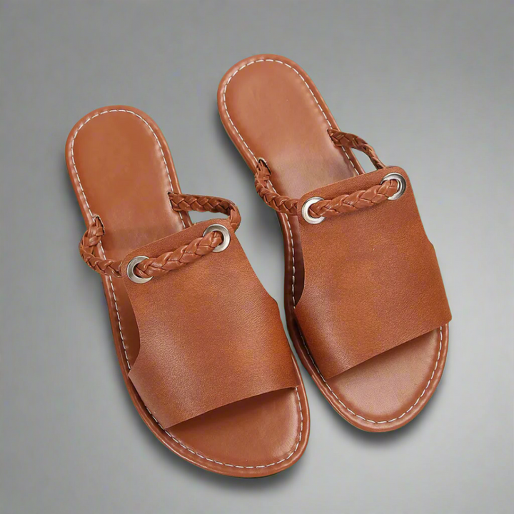 Katelina | Handmade flat sandals for women