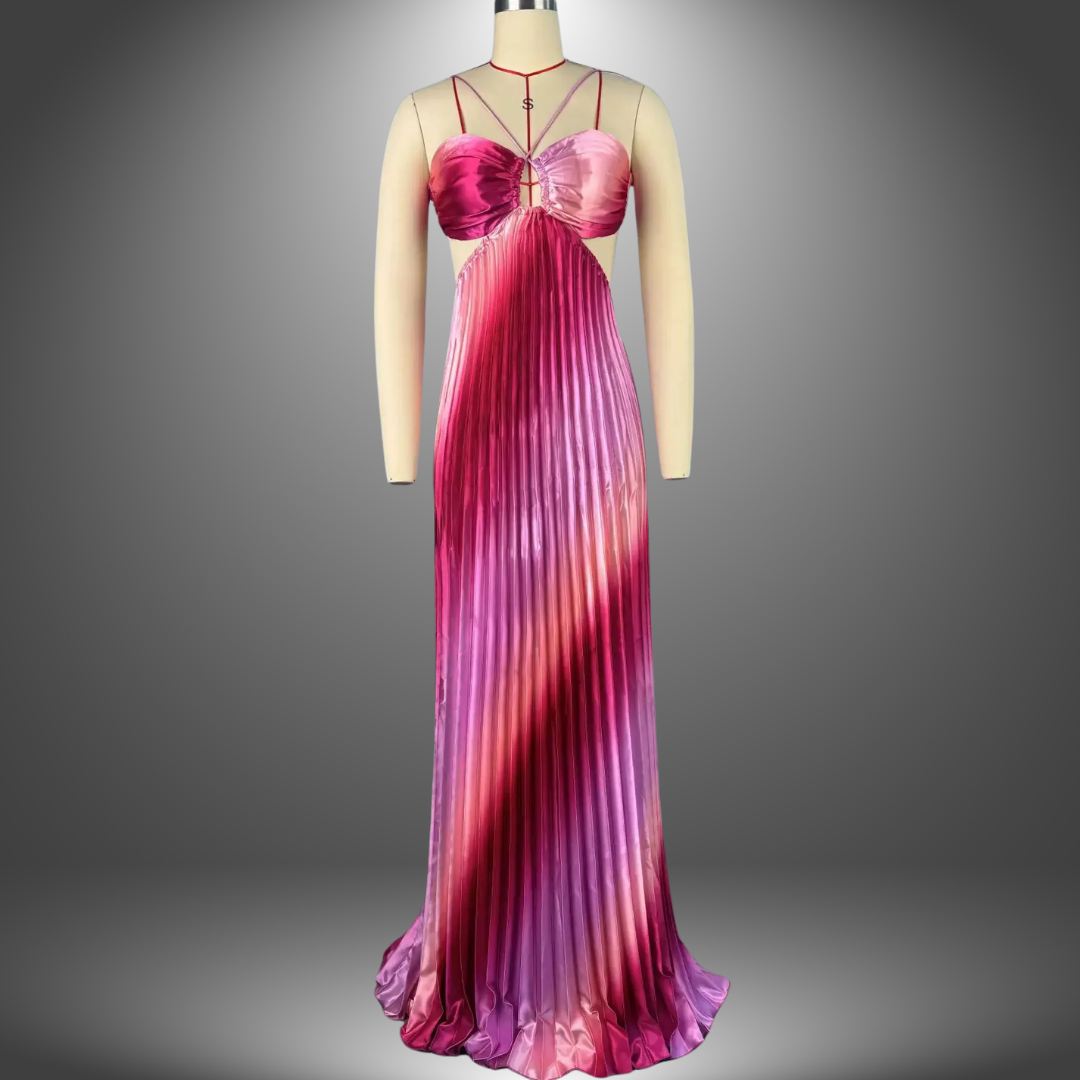 Ginevra | Sparkle-effect artisan women’s dress