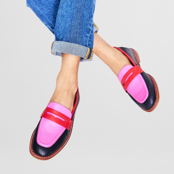 Freyja | Colourful Slip-On Moccasins