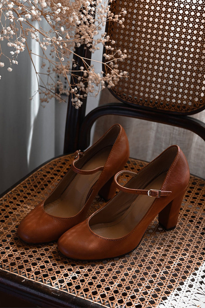 Scarlett | Everyday Buckled Sandals with Low Block Heel