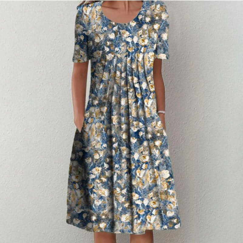 Amara | Classic printed dress for effortless style