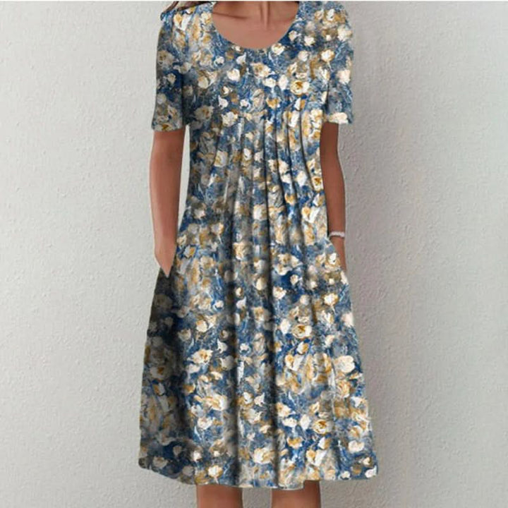Amara | Classic printed dress for effortless style