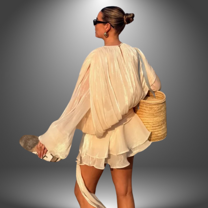 Aurora | Light-reflective artisan short set