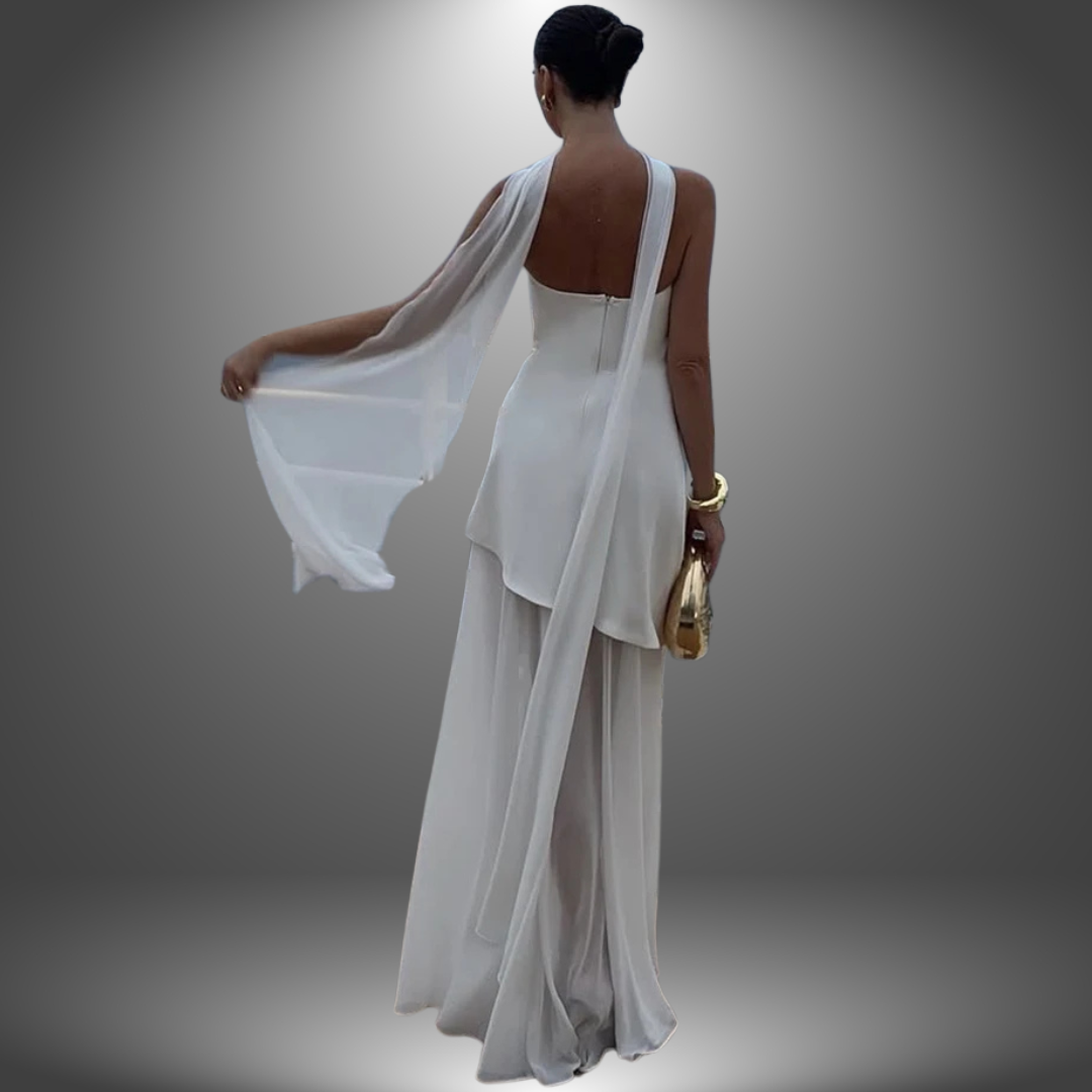 Bianca | Flowing handcrafted night-time dress