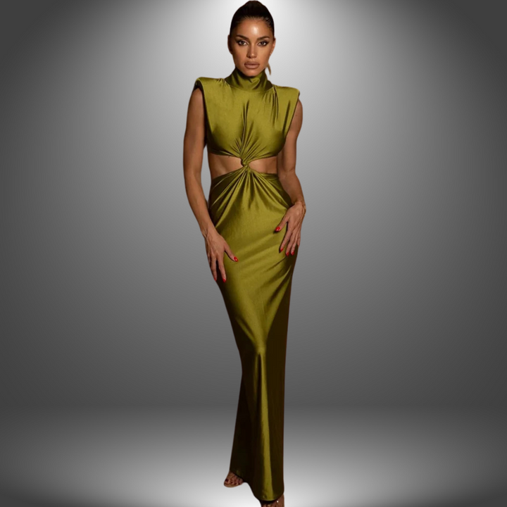 Valentina | Long dress with crafted detail