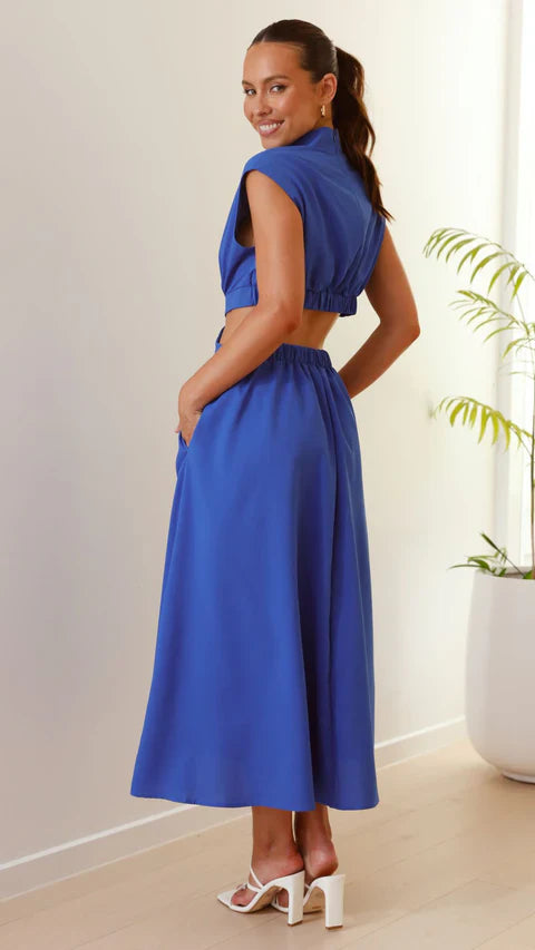 Blaise | Flowing Sleeveless Dress for Elegant Evenings