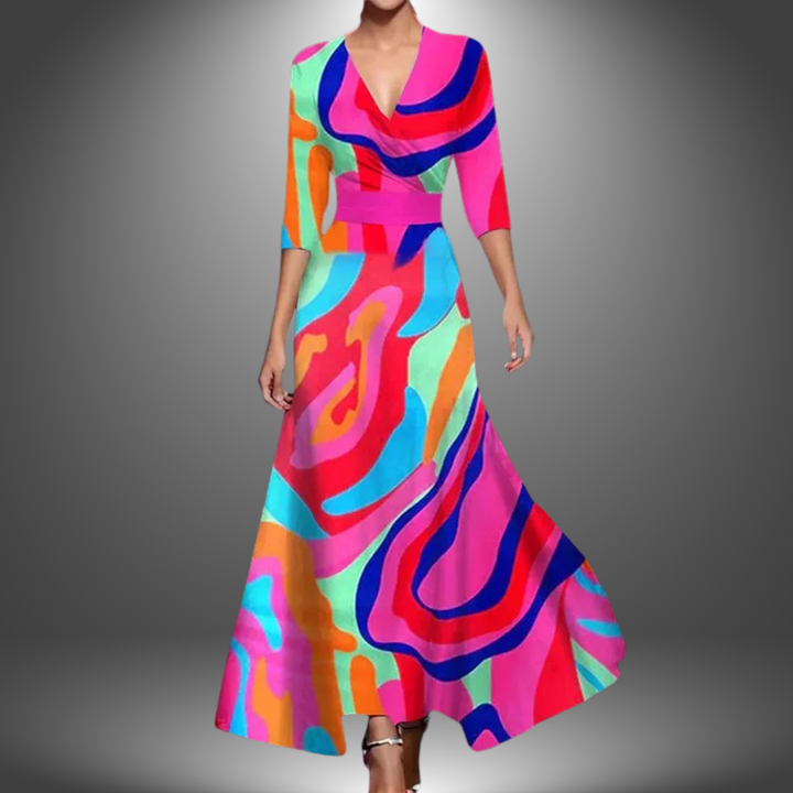 Sole | Artisan-style women's long dress