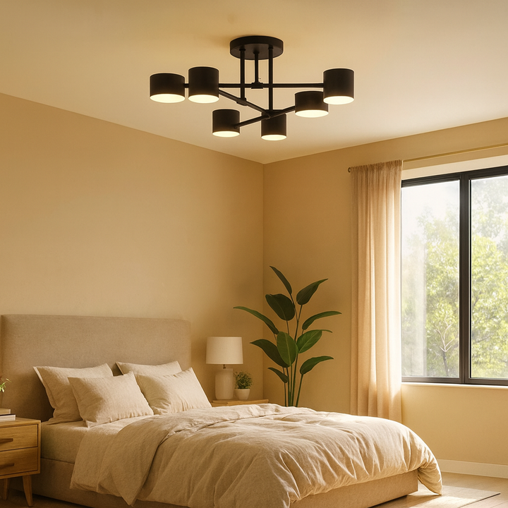 6-Arm LED Ceiling Light