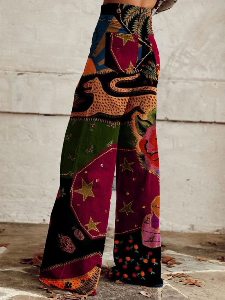 Evelyn | Flowing Boho Pants for Effortless Style