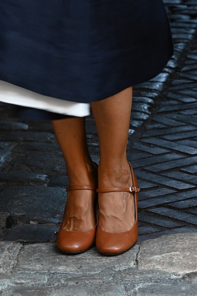 Scarlett | Everyday Buckled Sandals with Low Block Heel