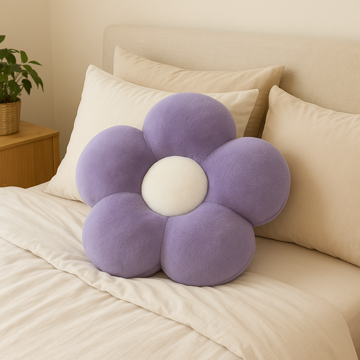 Flower-Shaped Cushion