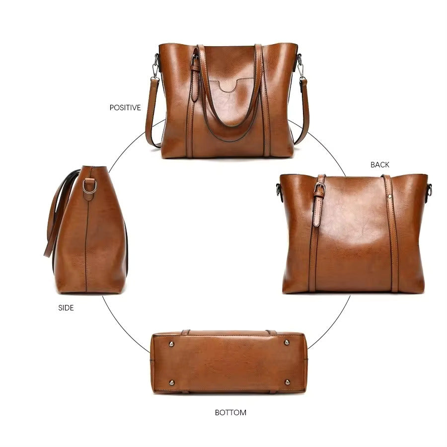 Louisa | Stylish leather bag for everyday and business use