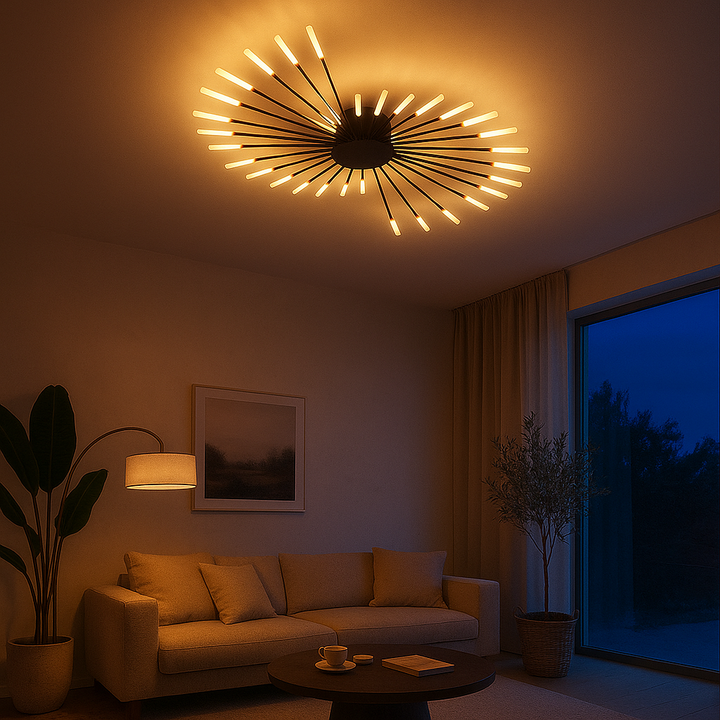 Modern Artistic Firework LED Ceiling Light
