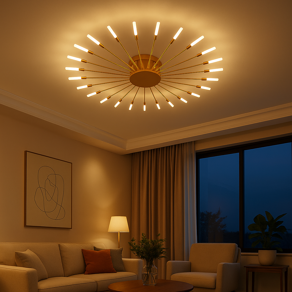 Modern Artistic Firework LED Ceiling Light