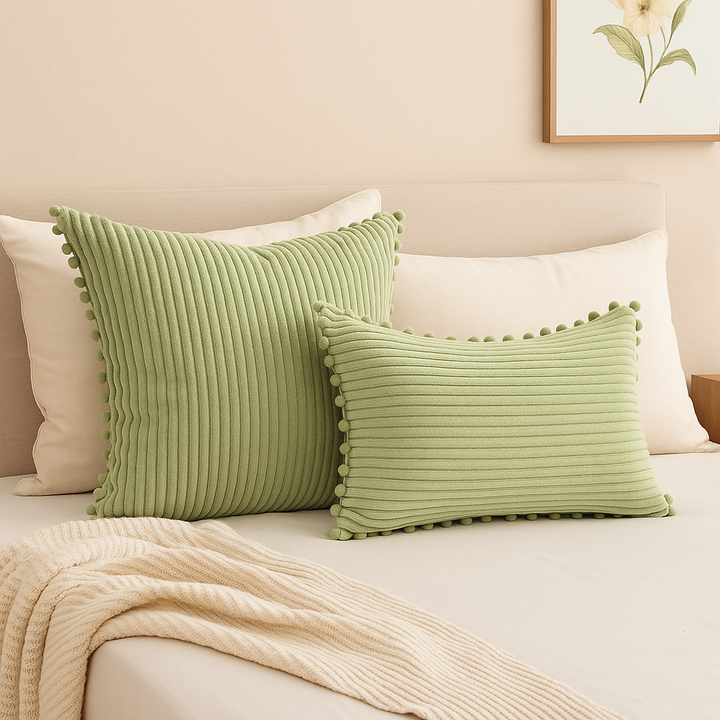 Pom-Pom Cushion Cover