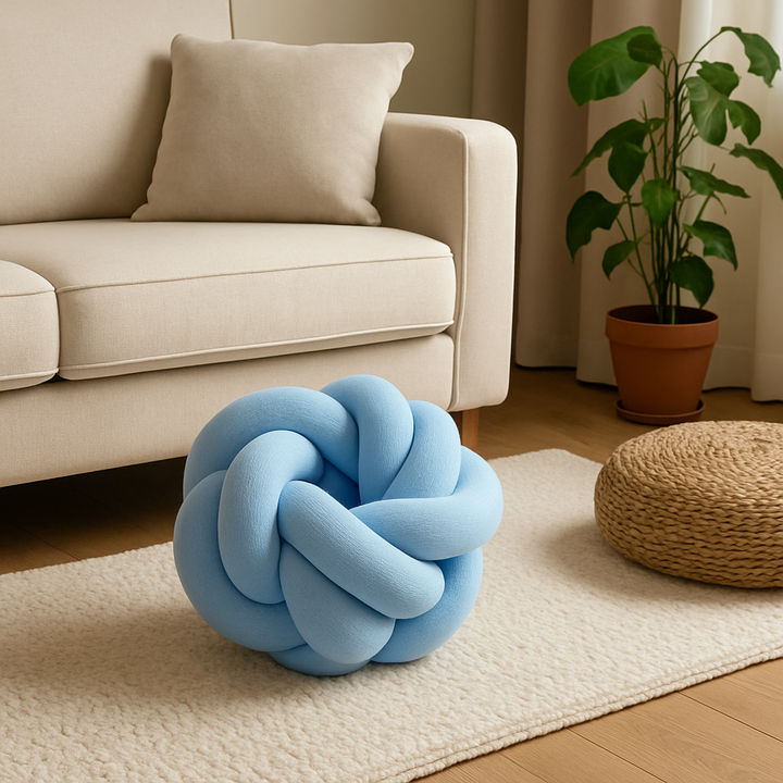 Round Decorative Knot Cushion