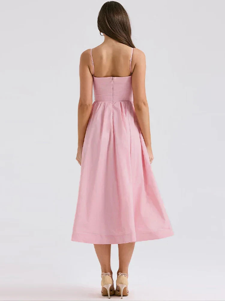 Jovie | Scoop Neck Strappy Dress for Effortless Elegance